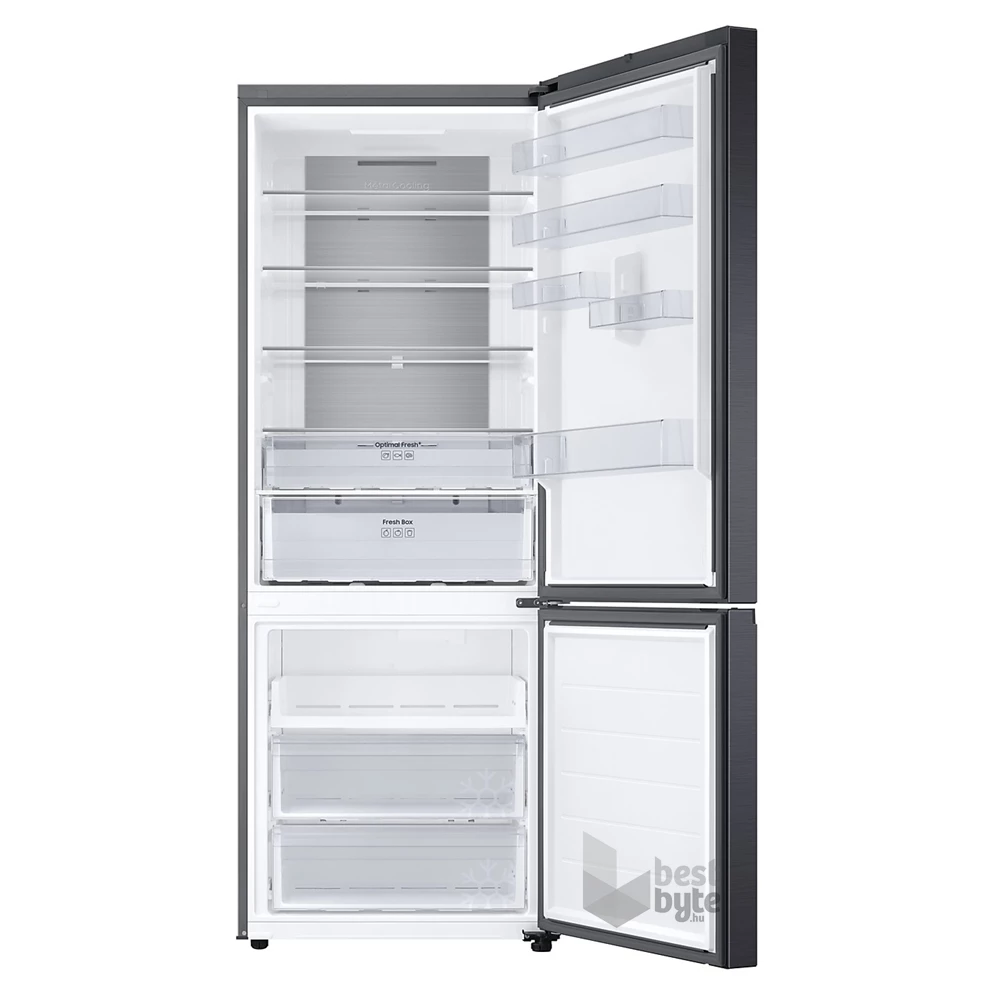 Samsung RB53DG703DB1EO fekete, alulfagyasztós, Hűtő:370L, Fagyasztó:168L, hűtőszekrény