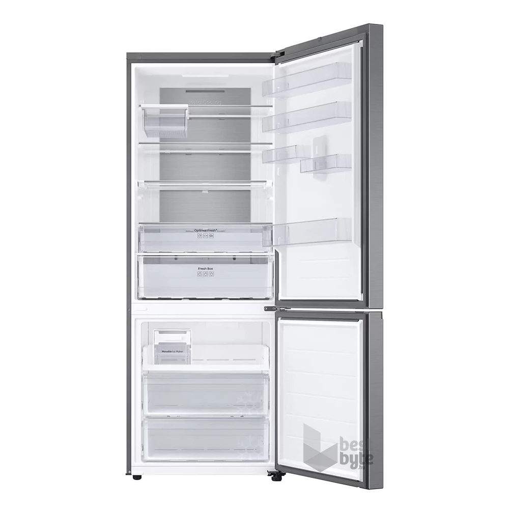 Samsung RB53DG706CS9EO inox, alulfagyasztós, Hűtő:370L, Fagyasztó:168L, No frost hűtőszekrény (Újszerű)
