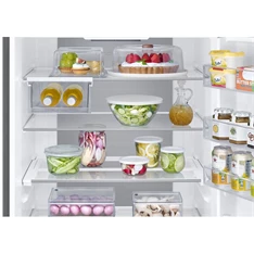 Samsung RB53DG706CS9EO inox, alulfagyasztós, Hűtő:370L, Fagyasztó:168L, No frost hűtőszekrény (Újszerű)