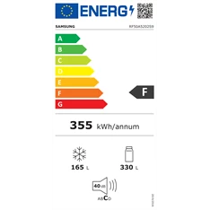 Samsung RF50A5202S9/EO francia ajtós alulfagyasztós hűtőszekrény