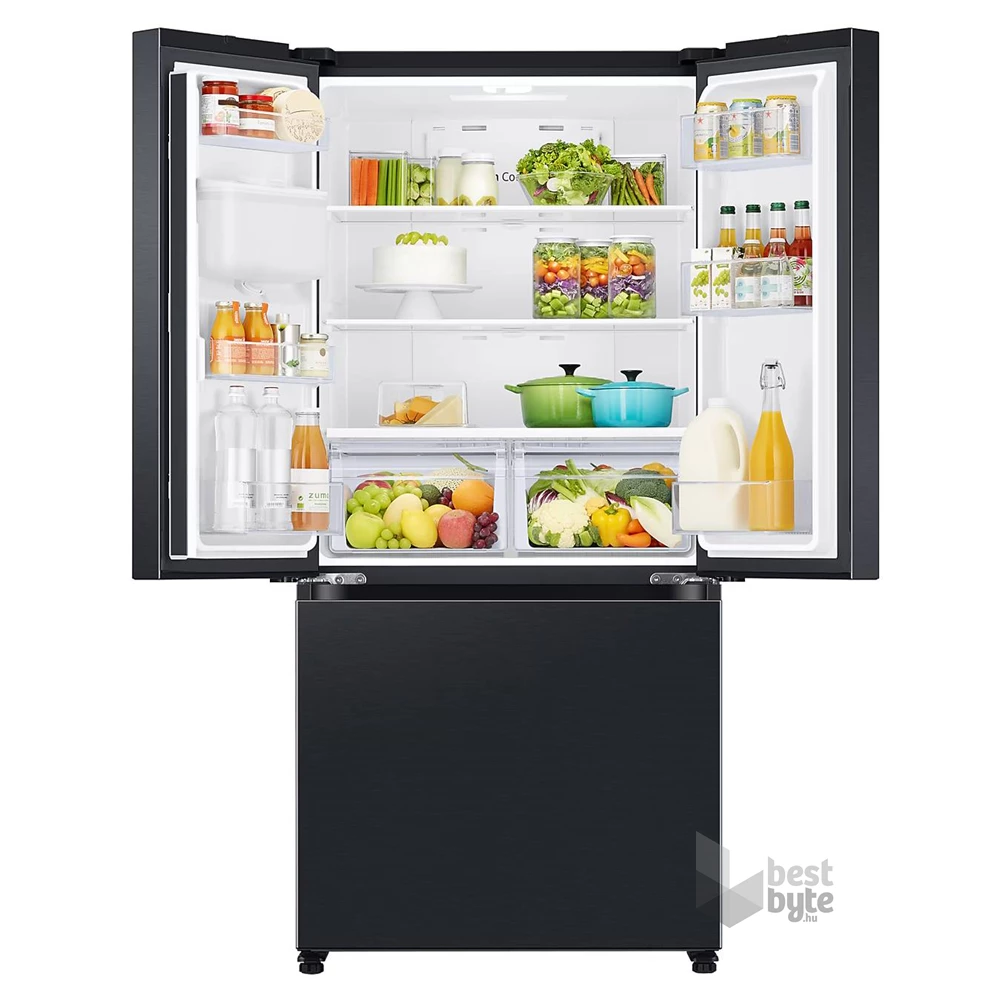 Samsung RF50C530EB1/EO fekete, Side-by-Side, Hűtő:330L, Fagyasztó:165L, Twin Cooling Plus hűtőszekrény