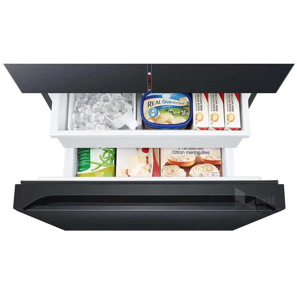 Samsung RF50C530EB1/EO fekete, Side-by-Side, Hűtő:330L, Fagyasztó:165L, Twin Cooling Plus hűtőszekrény