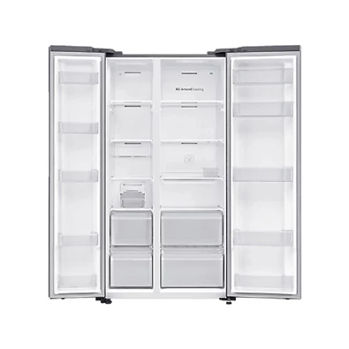 Samsung RS62DG5003S9EO inox, Side-by-Side, Hűtő:418L, Fagyasztó:237L, hűtőszekrény