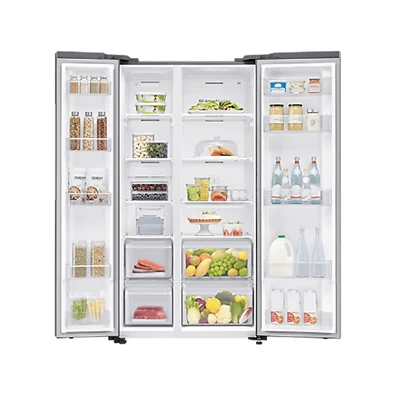 Samsung RS62DG5003S9EO inox, Side-by-Side, Hűtő:418L, Fagyasztó:237L, hűtőszekrény