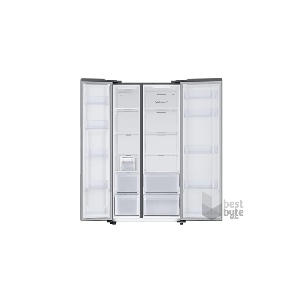 Samsung RS66A8100S9/EF ezüst, Side-by-Side, Hűtő:409L, Fagyasztó:243L, Twin Cooling Plus hűtőszekrény