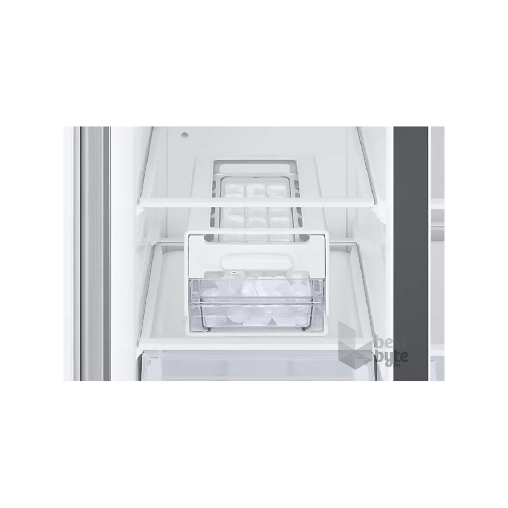 Samsung RS66A8100S9/EF ezüst, Side-by-Side, Hűtő:409L, Fagyasztó:243L, Twin Cooling Plus hűtőszekrény