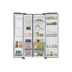 Samsung RS68A8821S9/EF ezüst, Side-by-Side, Hűtő:409L, Fagyasztó:225L, Twin Cooling Plus hűtőszekrény