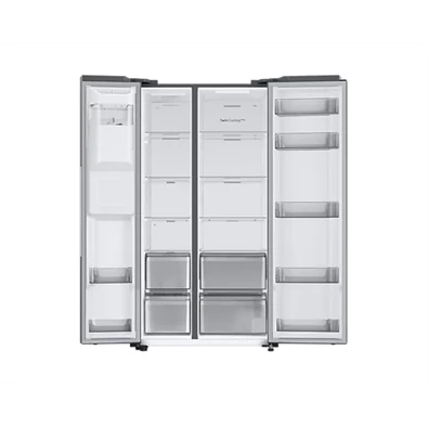 Samsung RS68A8821S9/EF ezüst, Side-by-Side, Hűtő:409L, Fagyasztó:225L, Twin Cooling Plus hűtőszekrény