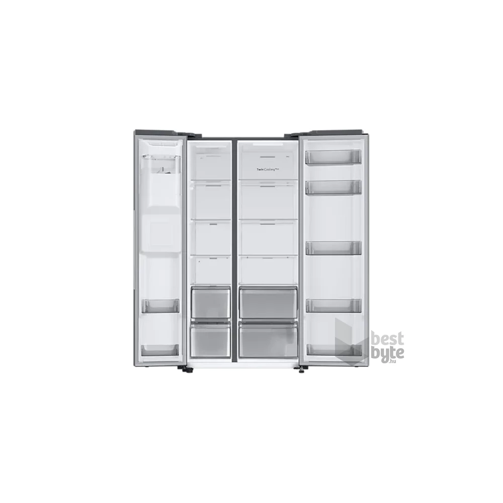 Samsung RS68A8821S9/EF ezüst, Side-by-Side, Hűtő:409L, Fagyasztó:225L, Twin Cooling Plus hűtőszekrény