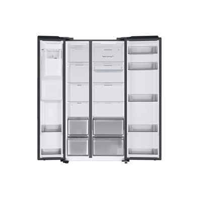 Samsung RS68A8831B1/EF fekete, Side-by-Side, Hűtő:409L, Fagyasztó:225L, Twin Cooling Plus hűtőszekrény