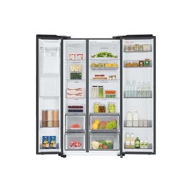 Samsung RS68A8831B1/EF fekete, Side-by-Side, Hűtő:409L, Fagyasztó:225L, Twin Cooling Plus hűtőszekrény