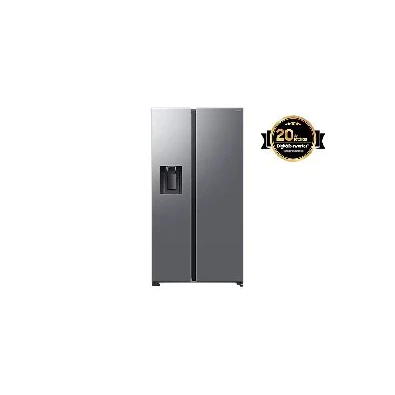 Samsung RS70F64KETEO szürke, Side-by-Side, Hűtő:420L, Fagyasztó:220L, hűtőszekrény
