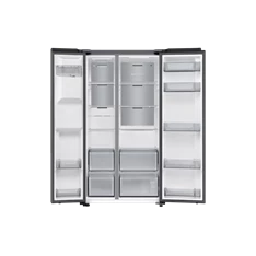 Samsung RS70F64KETEO szürke, Side-by-Side, Hűtő:420L, Fagyasztó:220L, hűtőszekrény