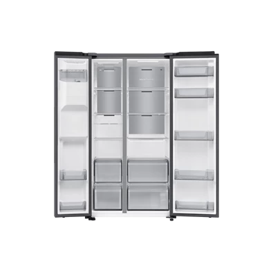 Samsung RS70F64KETEO szürke, Side-by-Side, Hűtő:420L, Fagyasztó:220L, hűtőszekrény