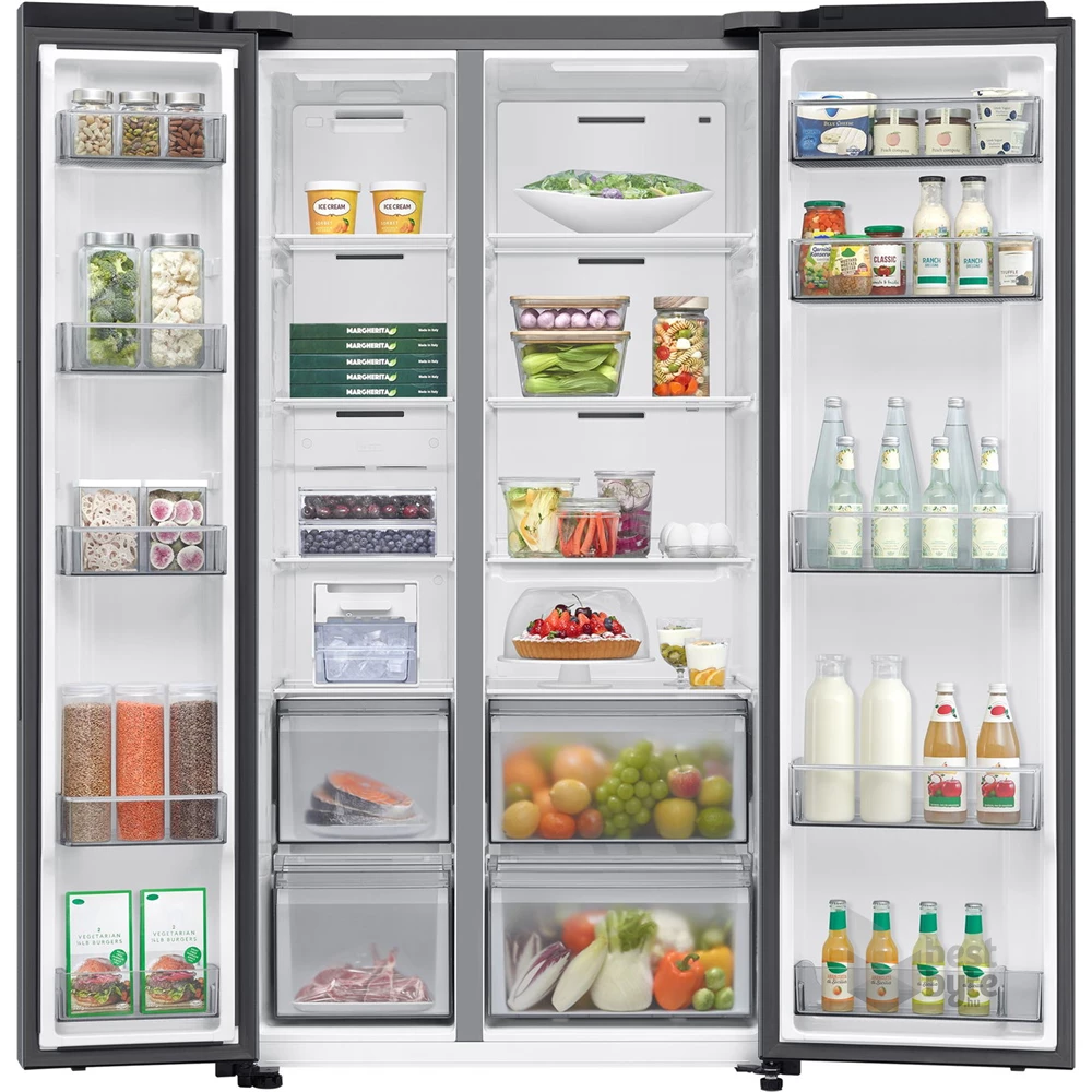 Samsung RS70F65QETEO side-by- side, Hűtő:420L, Fagyasztó:239L, hűtőszekrény