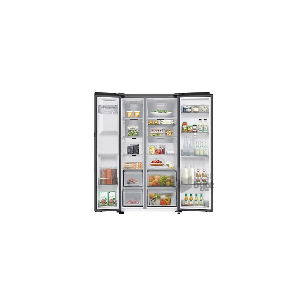 Samsung RS90F66BETEO inox, Side-by-Side, Hűtő:389L, Fagyasztó:225L, hűtőszekrény