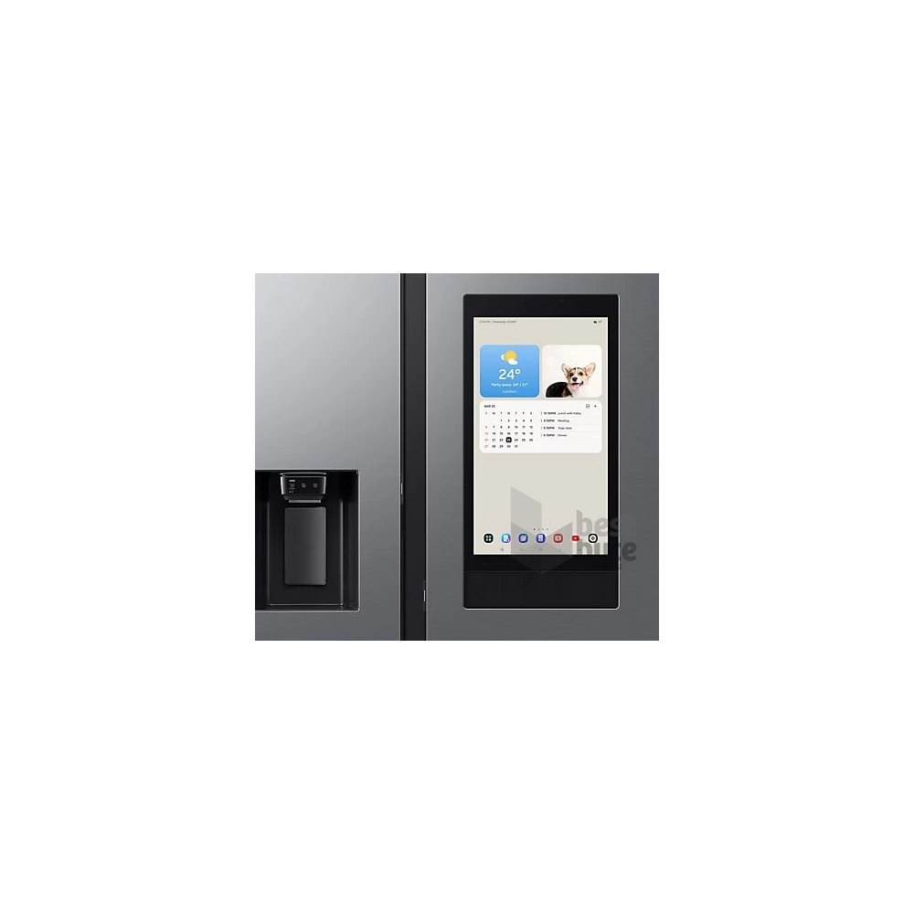 Samsung RS90F66BETEO inox, Side-by-Side, Hűtő:389L, Fagyasztó:225L, hűtőszekrény