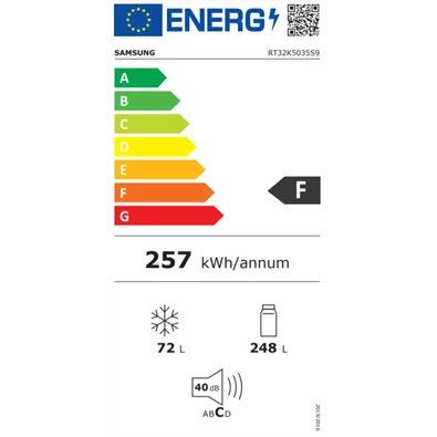 Samsung RT32K5035S9/EO felülfagyasztós hűtőszekrény