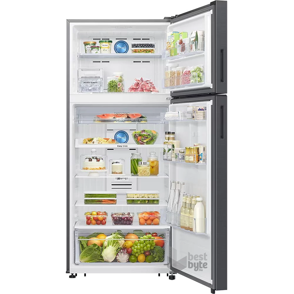 Samsung RT53DG7A14S9EO inox, felülfagyasztós, Hűtő:400L, Fagyasztó:126L, No frost hűtőszekrény