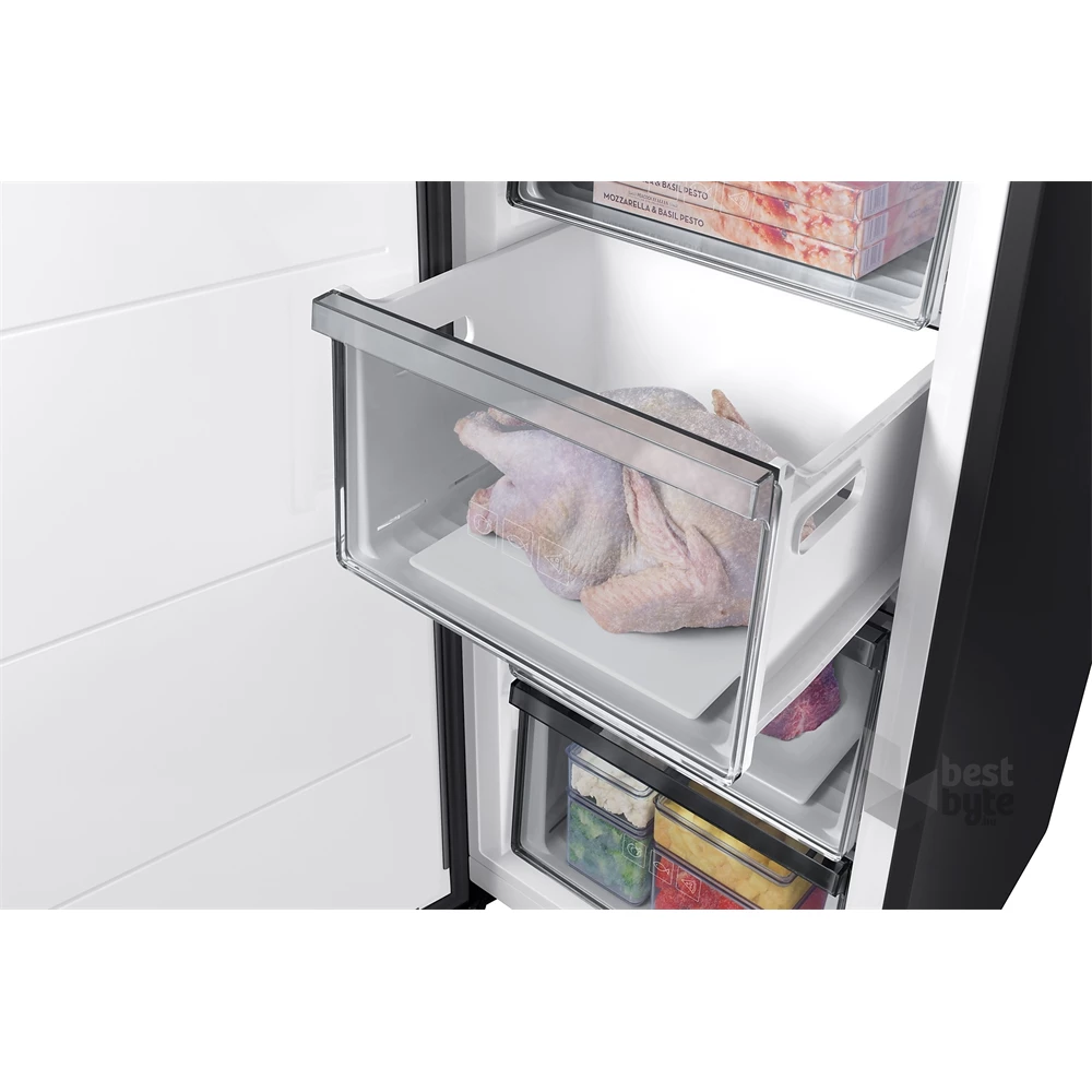 Samsung RZ32C7CBEB1/EF fekete, egyajtós, Hűtő:263L, fagyasztószekrény