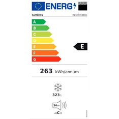 Samsung RZ32C7CBEB1/EF fekete egyajtós fagyasztószekrény