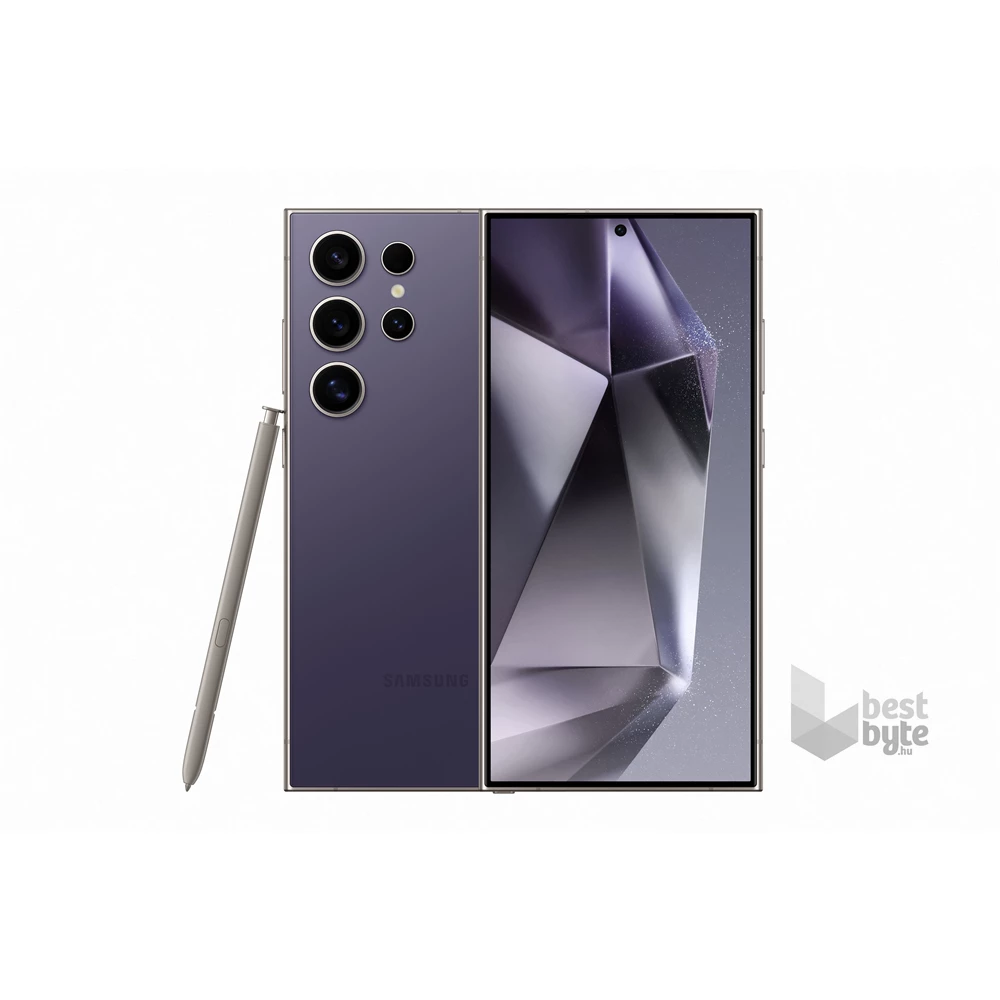 Samsung Galaxy S24 Ultra 12/256GB DualSIM (S928B) kártyafüggetlen okostelefon - Titánlila (Android)