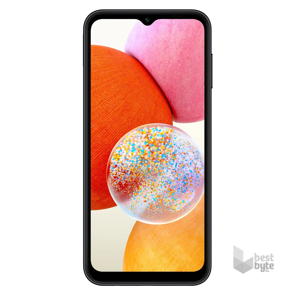 Samsung Galaxy A14 4/128GB DualSIM (SM-A145R) kártyafüggetlen okostelefon - fekete (Android)