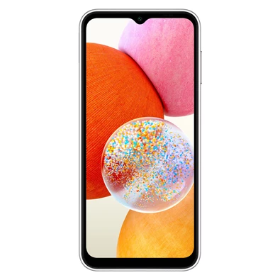 Samsung Galaxy A14 4/64GB DualSIM (SM-A145R) kártyafüggetlen okostelefon - ezüst (Android)