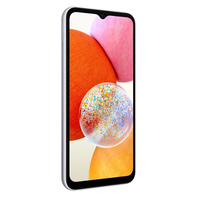 Samsung Galaxy A14 4/64GB DualSIM (SM-A145R) kártyafüggetlen okostelefon - ezüst (Android)