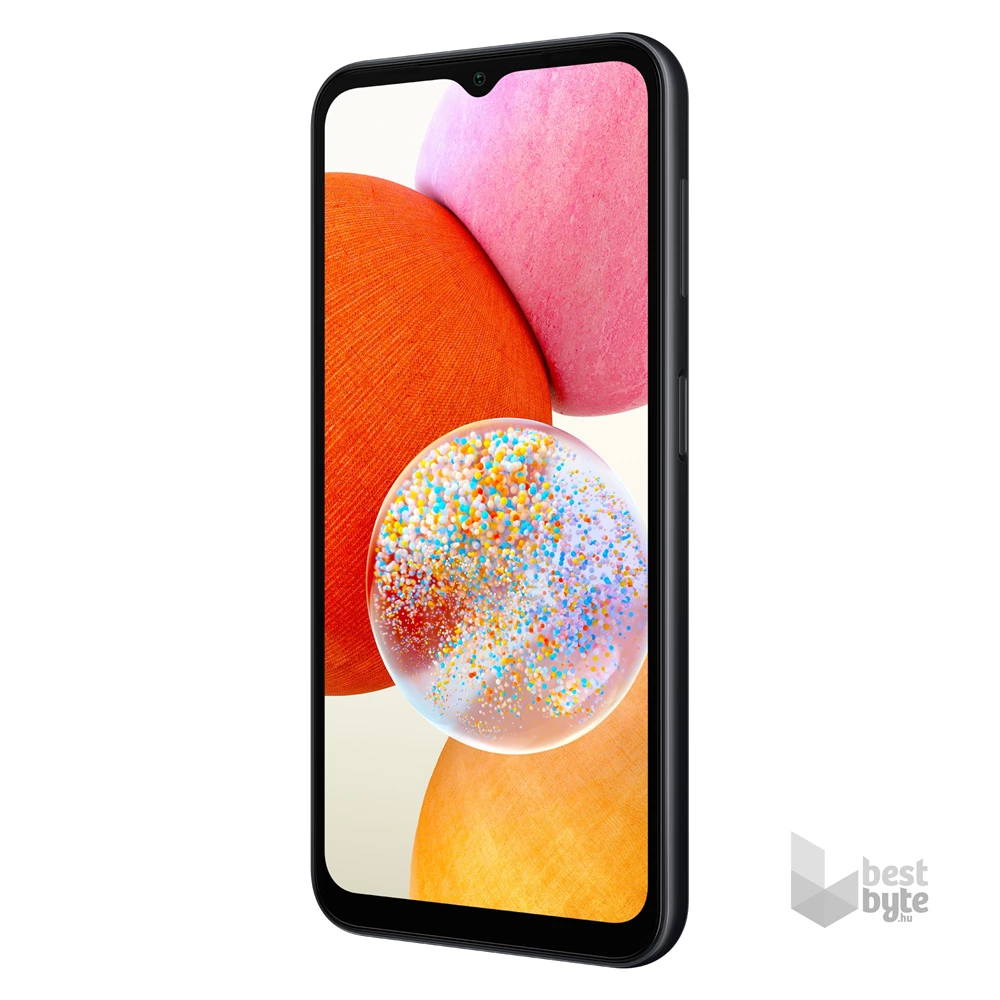 Samsung Galaxy A14 4/128GB DualSIM (SM-A146P) kártyafüggetlen okostelefon - fekete (Android)
