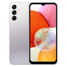 Samsung Galaxy A14 4/64GB DualSIM (SM-A146P) kártyafüggetlen okostelefon - ezüst (Android)