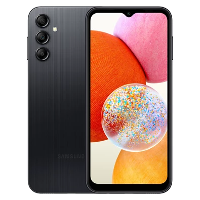 Samsung Galaxy A14 4/64GB DualSIM (SM-A146P) kártyafüggetlen okostelefon - fekete (Android)