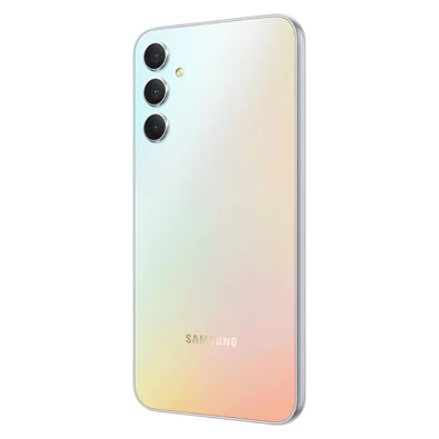Samsung Galaxy A34 6/128GB DualSIM (SM-A346B) kártyafüggetlen okostelefon - király ezüst (Android)