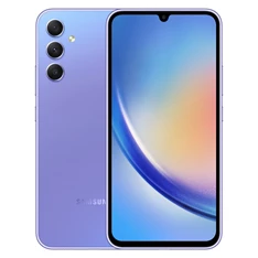 Samsung Galaxy A34 6/128GB DualSIM (SM-A346B) kártyafüggetlen okostelefon - király lila (Android)