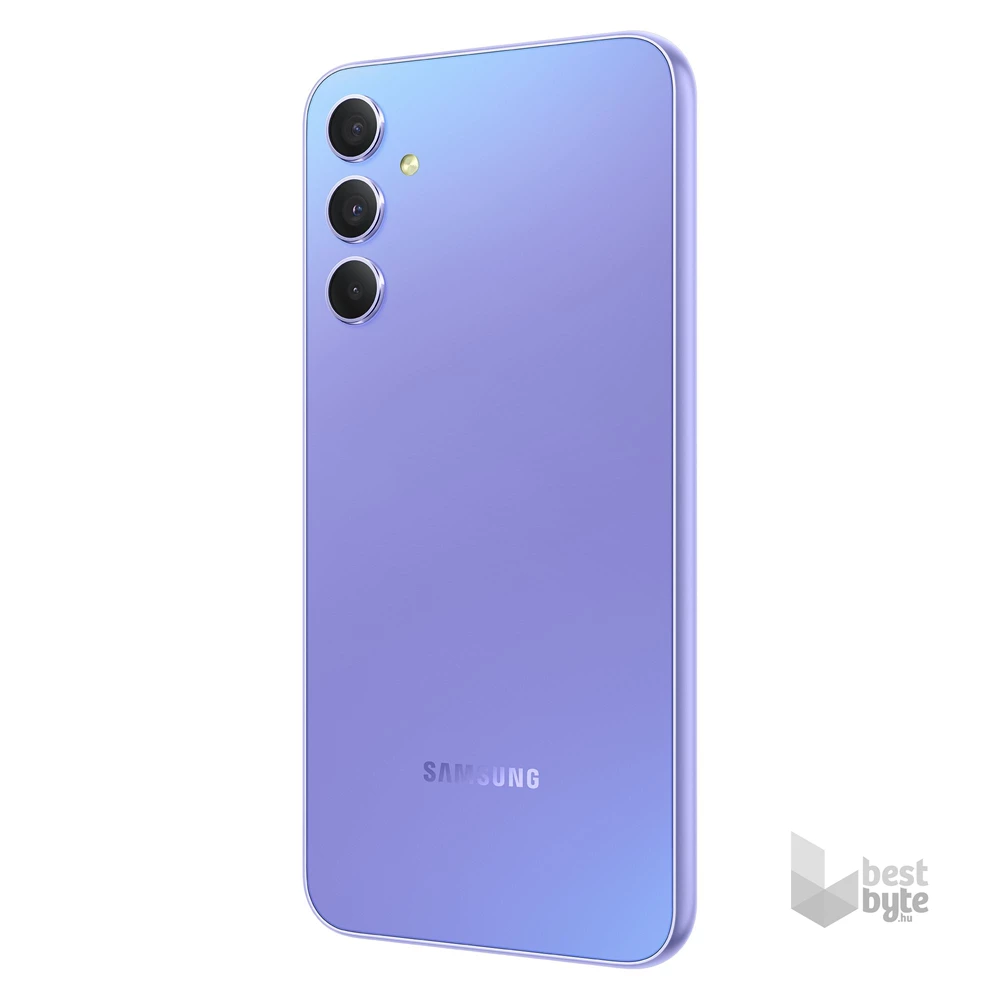 Samsung Galaxy A34 6/128GB DualSIM (SM-A346B) kártyafüggetlen okostelefon - király lila (Android)