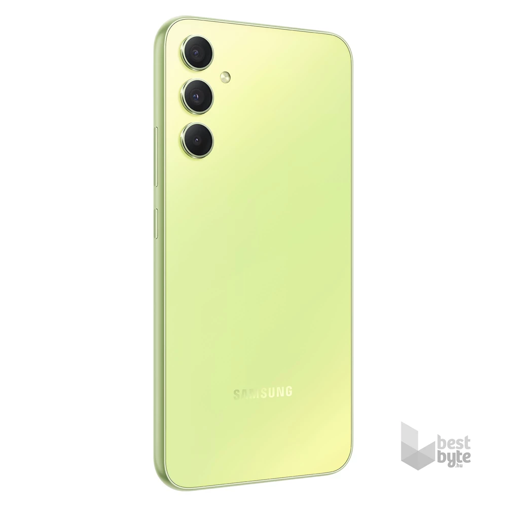Samsung Galaxy A34 8/256GB DualSIM (SM-A346B) kártyafüggetlen okostelefon - király lime (Android)