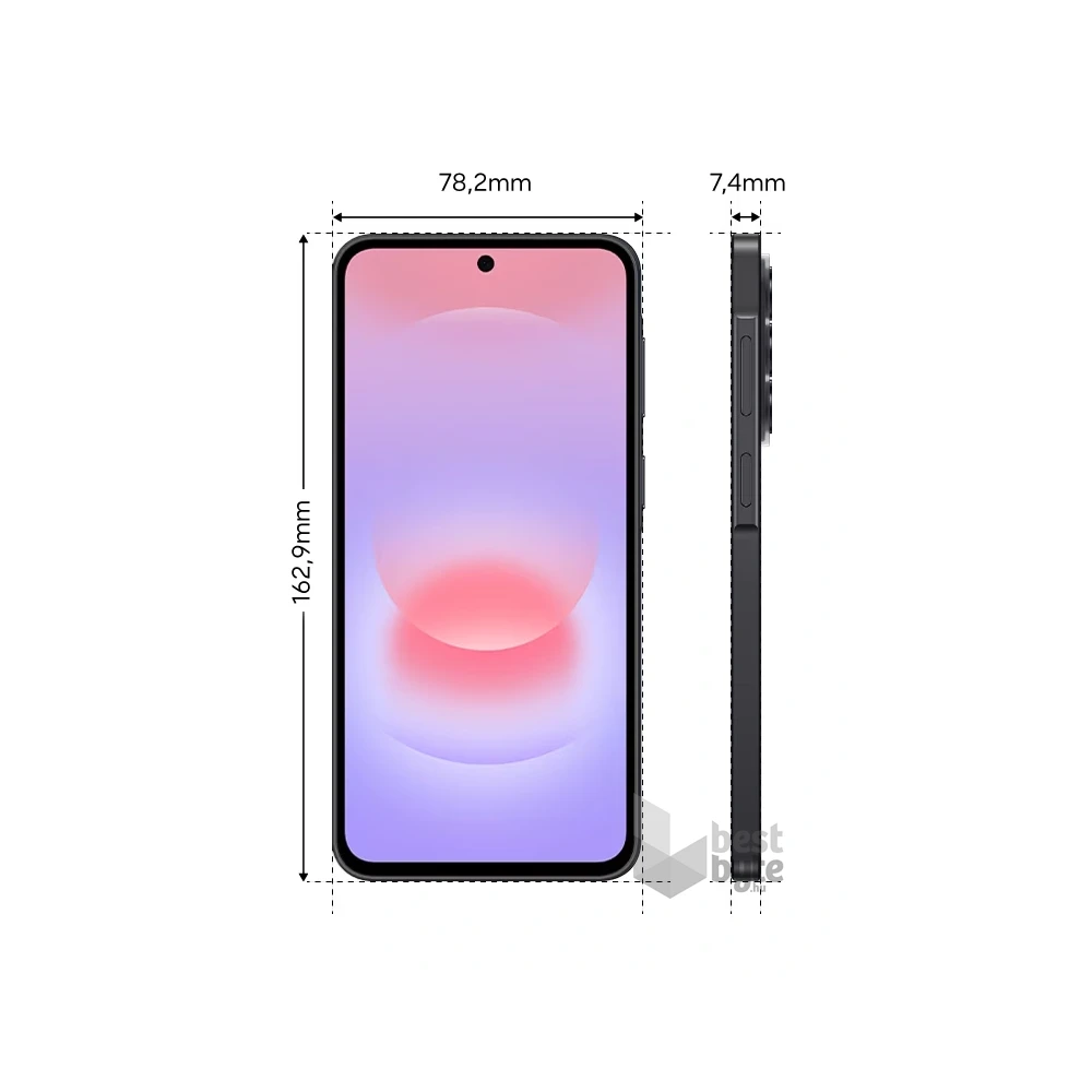 Samsung SM-A376BZAGEUE Galaxy A37 6,7" 5G 8/256GB DualSIM király szénszürke okostelefon