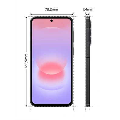 Samsung SM-A376BZAGEUE Galaxy A37 6,7" 5G 8/256GB DualSIM király szénszürke okostelefon