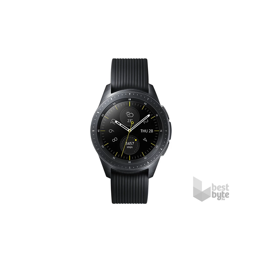 Samsung SM-R810NZKAXEH Galaxy Watch (42 mm) fekete okosóra