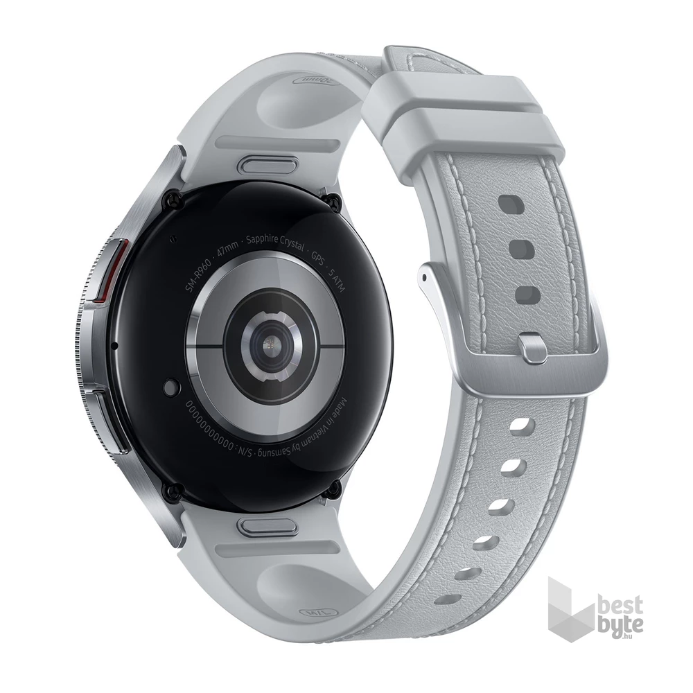Samsung SM-R960NZSAEUE Galaxy Watch 6 Classic (47mm) ezüst okosóra