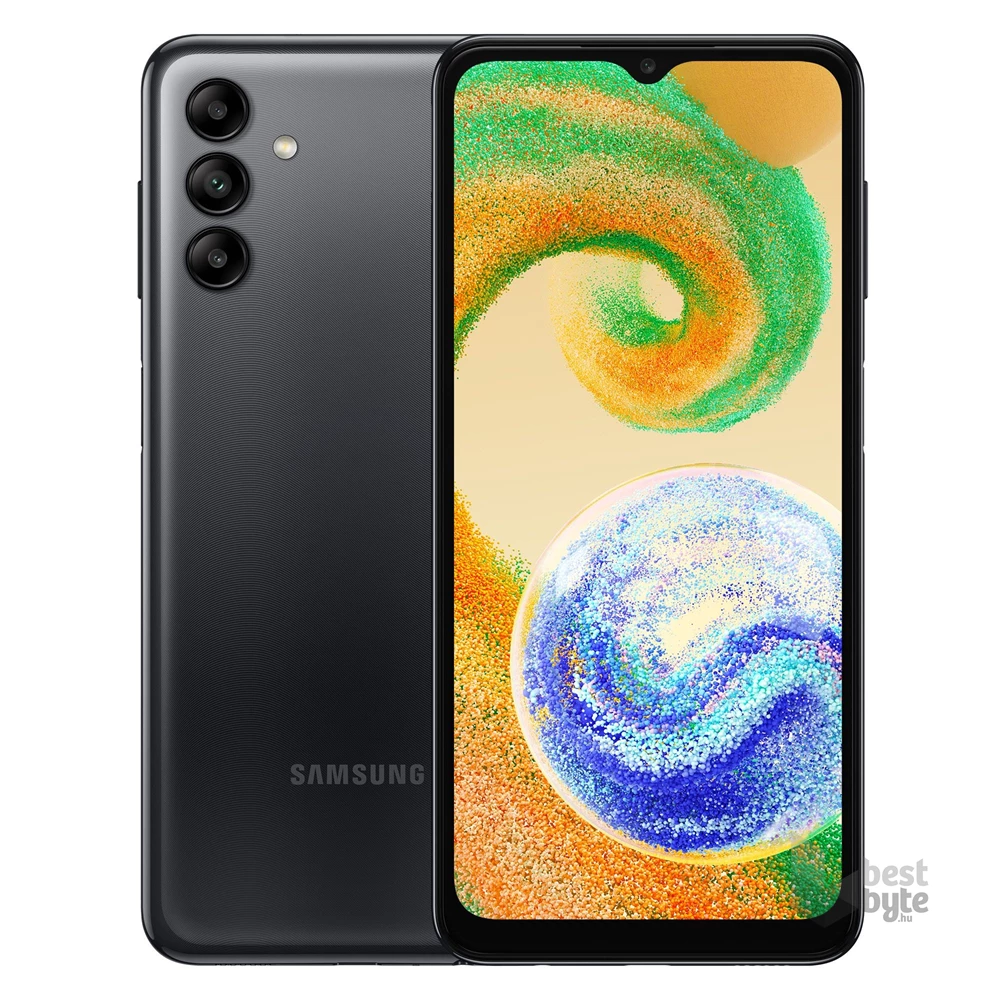 Samsung Galaxy A04s 3/32GB DualSIM (SM-A047FZKUEUE) kártyafüggetlen okostelefon - fekete (Android)