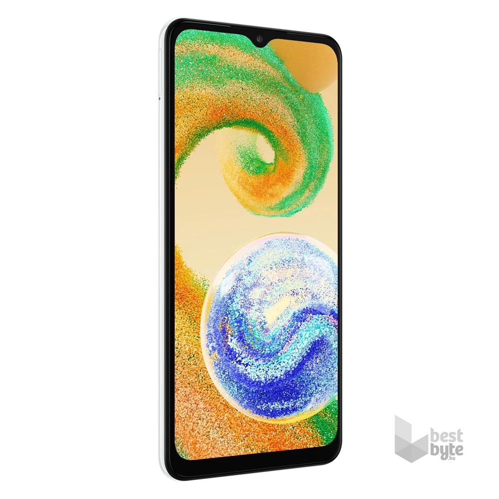 Samsung Galaxy A04s 3/32GB DualSIM (SM-A047FZWUEUE) kártyafüggetlen okostelefon - fehér (Android)