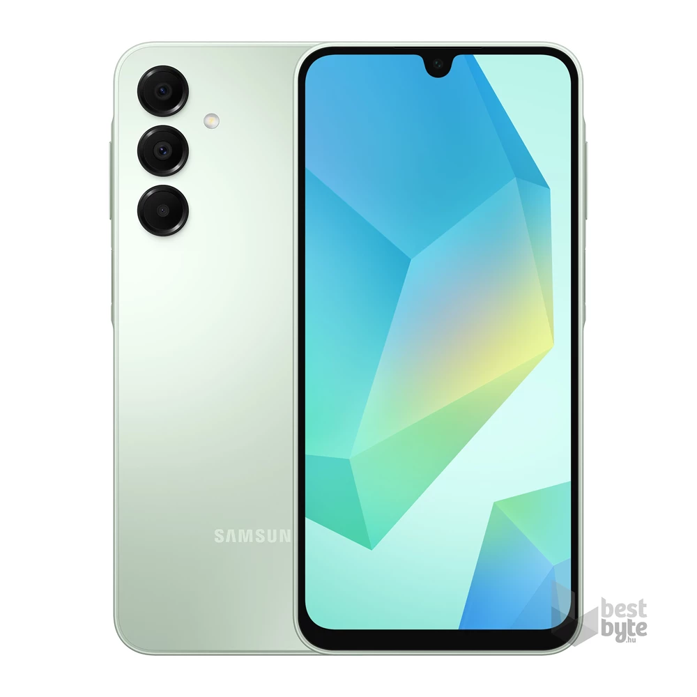 Samsung Galaxy A16 4/128GB DualSIM (SM-A165FLGBEUE) kártyafüggetlen okostelefon - világoszöld (Android)