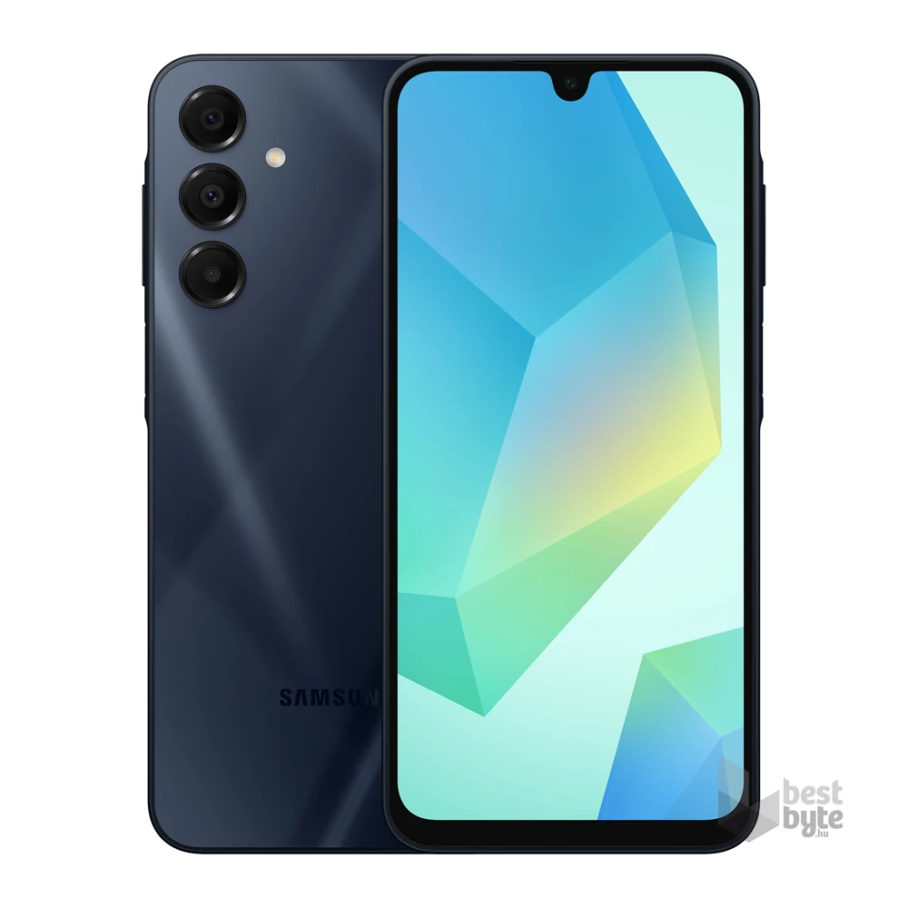Samsung Galaxy A16 4/128GB DualSIM (SM-A166BZKDEUE) kártyafüggetlen okostelefon - fekete (Android)