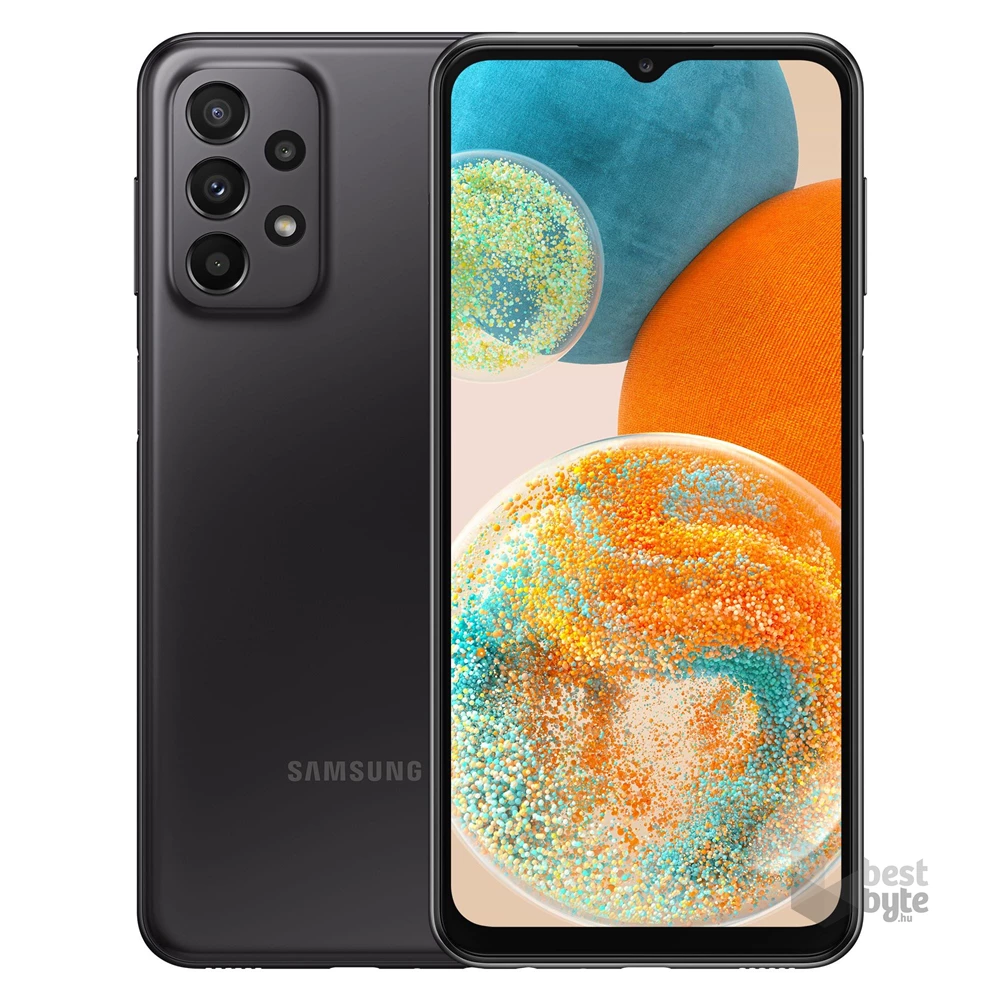 Samsung Galaxy A23 4/128GB DualSIM (SM-A236BZKVEUE) kártyafüggetlen okostelefon - fekete (Android)