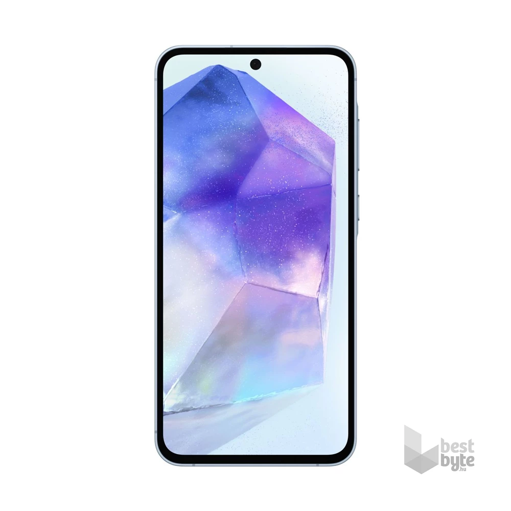 Samsung Galaxy A55 8/128GB DualSIM (SM-A556BLBAEUE) kártyafüggetlen okostelefon - király jegeskék (Android)
