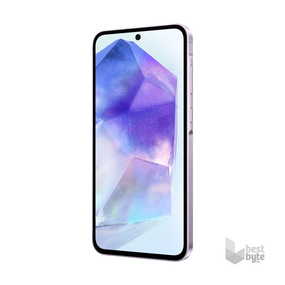 Samsung Galaxy A55 8/128GB DualSIM (SM-A556BLVAEUE) kártyafüggetlen okostelefon - király lila (Android)