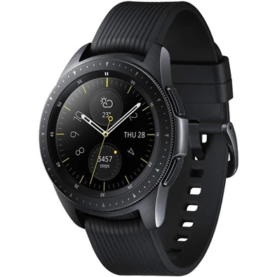 Samsung SM-R810NZKAXEH Galaxy Watch (42 mm) fekete okosóra