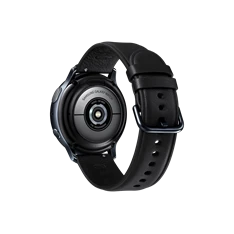 Samsung SM-R830NSKA Watch Active2 40mm fekete okosóra, acél váz / bőr szíj
