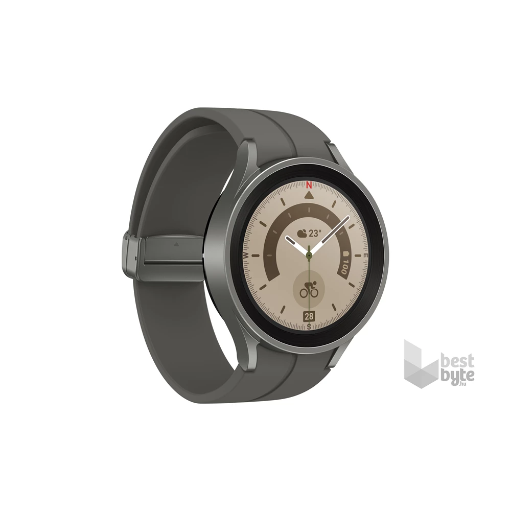Samsung SM-R925FZTAEUE Galaxy Watch 5 Pro (45mm) LTE titánium okosóra (Újracsomagolt)